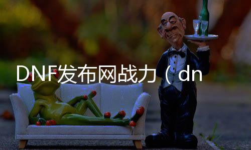 DNF发布网战力（dnf战力有用吗）