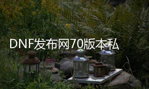 DNF发布网70版本私服官网（DNF发布网70吧）