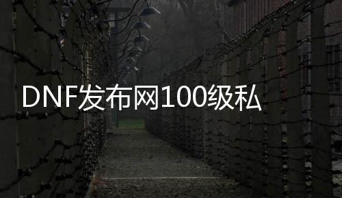 DNF发布网100级私服下载