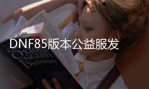 DNF85版本公益服发布网PK技巧分享,如何在DNF85版本公益服发布网中提升PK实力