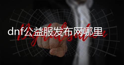 dnf公益服发布网哪里购买,如何选择合适的dnf公益服发布网平台