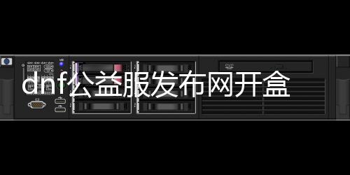 dnf公益服发布网开盒子要多少钱（公益服发布网开箱子价格详解）