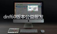 dnf60版本公益服发布网代理（dnf开公益服发布网赚钱嘛）